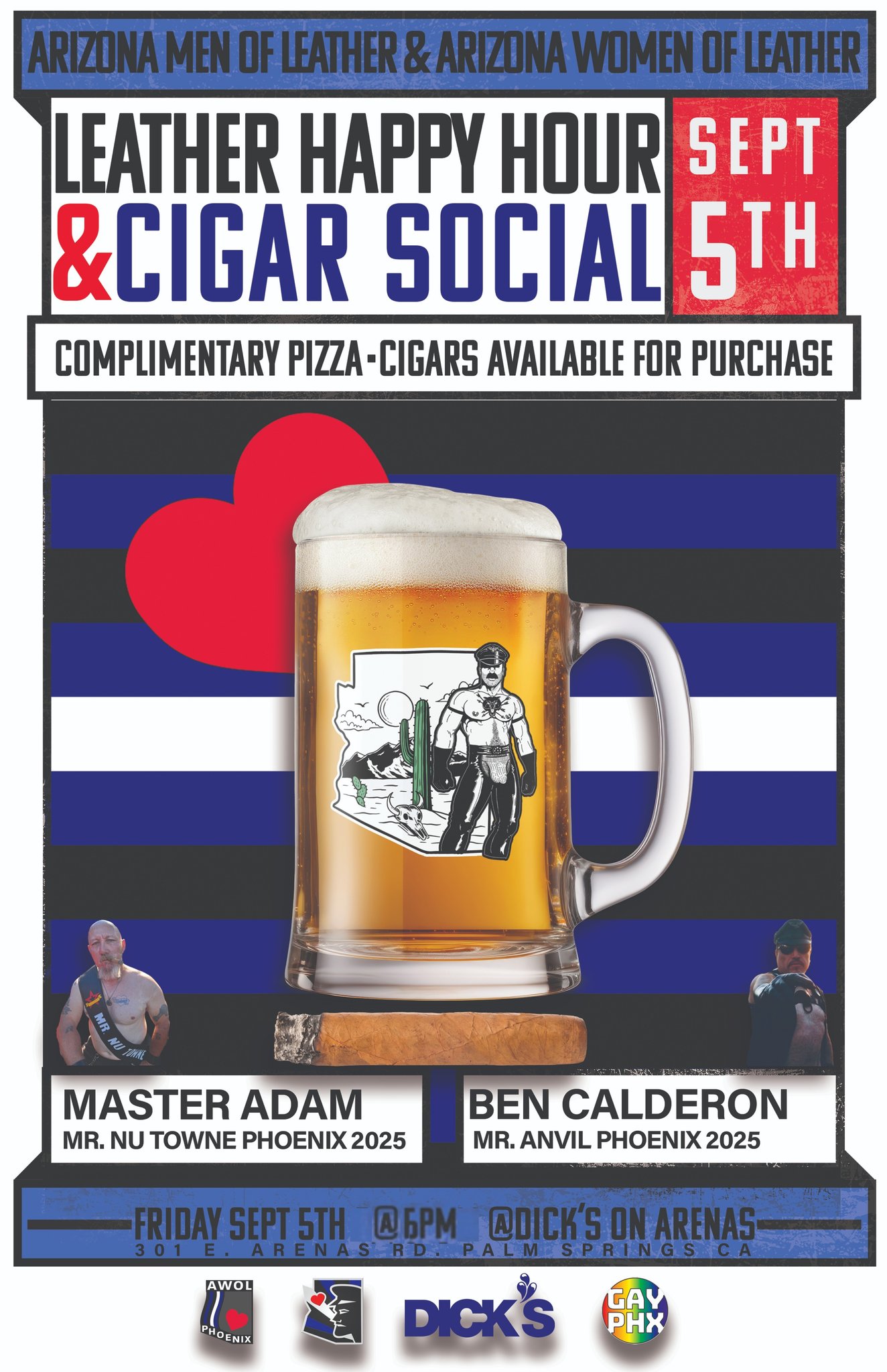 AML - Arizona Men of Leather - Leather Happy Hour & Cigar Social
