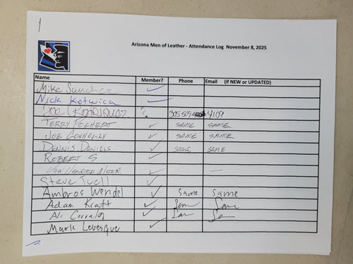 AML Signup - November 8 2025