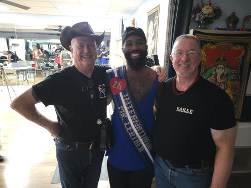 Honey Davenport with Joe and Terry